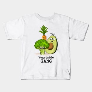 Humor and vegetable gang Kids T-Shirt